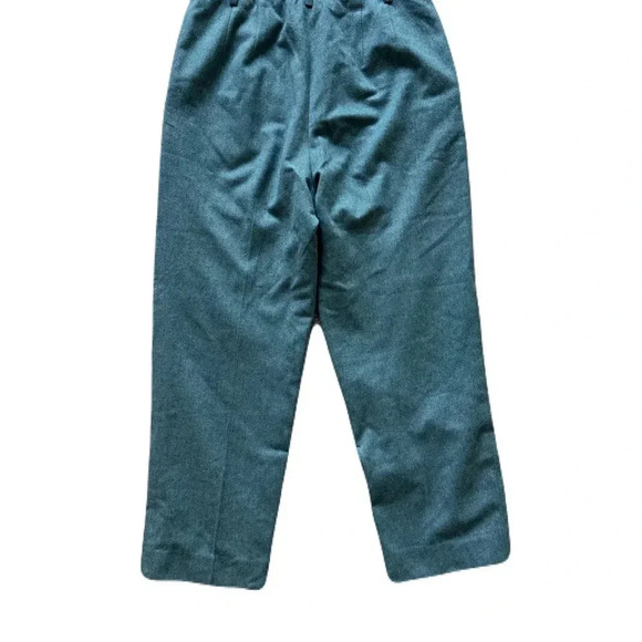 Women's Pendleton Wool Teal Work Trousers Business Casual Pants Size Small - Picture 2 of 4